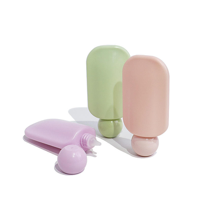 Đồ bán buôn Quad Square Face Hand Cream Bottle 40ml PET Pump Sunscreen Lotion Skincare Cosmetic Packaging với Logo tùy chỉnh