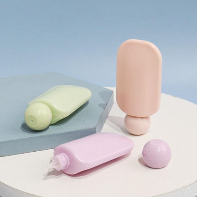 Đồ bán buôn Quad Square Face Hand Cream Bottle 40ml PET Pump Sunscreen Lotion Skincare Cosmetic Packaging với Logo tùy chỉnh