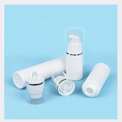 Nhập khẩu bán buôn 15ml 30ml 50ml chai bơm không khí cho chăm sóc da với tùy chỉnh OEM ODM trong PP cấp thực phẩm