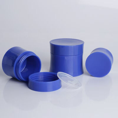 Bán buôn 15g 30g 50g Lọ kem nhựa đôi có lớp PP thực phẩm dành cho kem chăm sóc da và mỹ phẩm