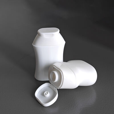 Flip Top Cap Design 40ml 60ml HDPE chai mỹ phẩm với hình dạng tùy chỉnh cho dầu gội và chăm sóc da