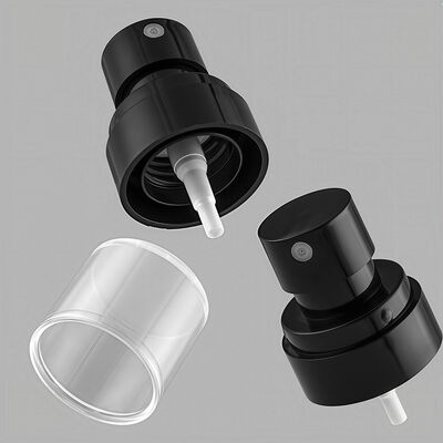 Đồ bán buôn 24/410 nhựa PP UPG Máy phun sương mù mịn với mũ rõ ràng AS cho chai trang điểm mỹ phẩm