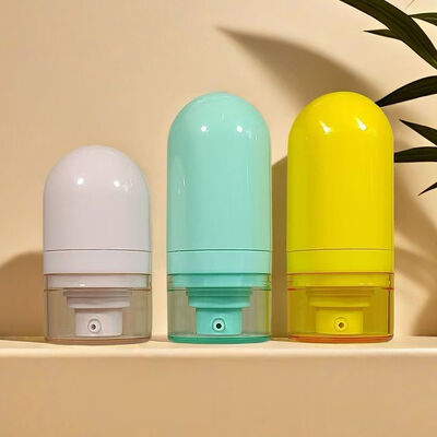 Bán sỉ 15ML 30ML 50ML Chai nhựa không có không khí Chai úp ngược có bơm chân không
