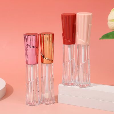 Tuýp son bóng nhựa bán buôn 6ml - Hộp đựng mỹ phẩm rỗng chống rò rỉ cho trang điểm môi