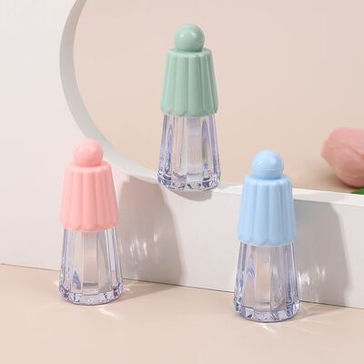 Tuýp son bóng nhựa thân thiện với môi trường 4.5ml hình ô dù cho sản phẩm chăm sóc môi