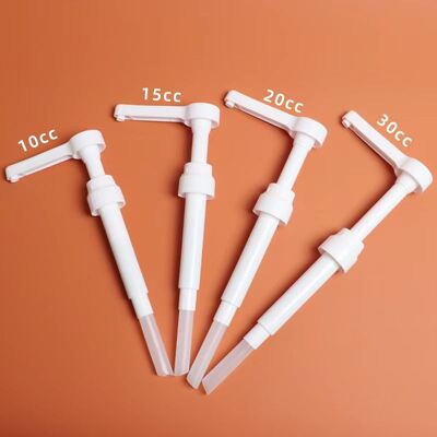 10cc 15cc 20cc 30cc máy bơm kem dưỡng da bằng nhựa cho chai mỹ phẩm