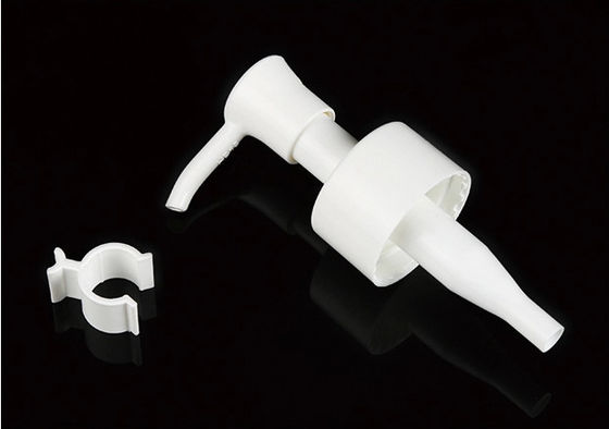 Máy bơm kem PP tùy chỉnh với clip chăm sóc da 24/28mm