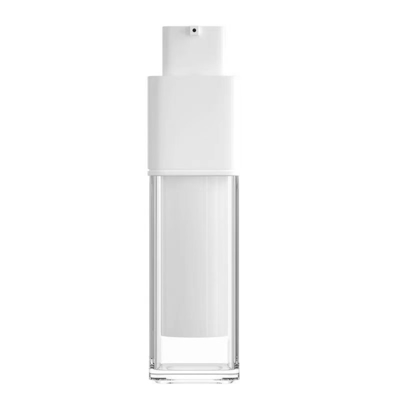 30ml 50ml Plastic PP Square không khí chai với máy bơm