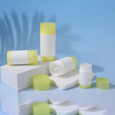 Nhựa PP Deodorant Stick Tube 30g 50g 75g 100g Capacity